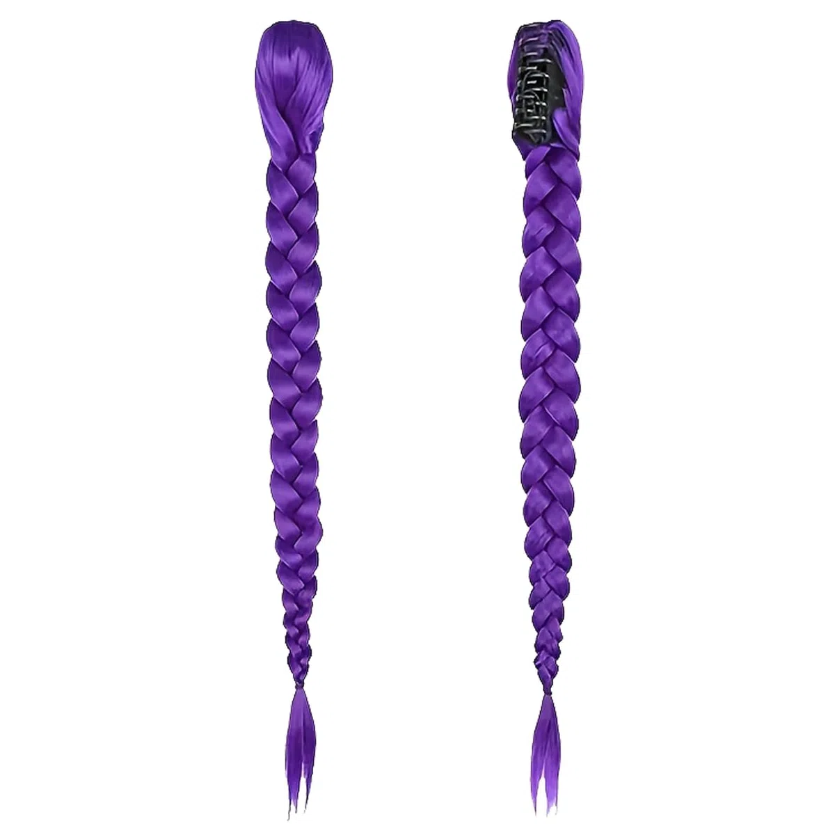 26" Pre Stretched Braiding Hair Extension per Treccine, Extension Treccine Fibra Sintetica Capelli per Treccine Africane, Treccia a Clip Finti Trecces Parrucca Festa Halloween Costume Cosplay
