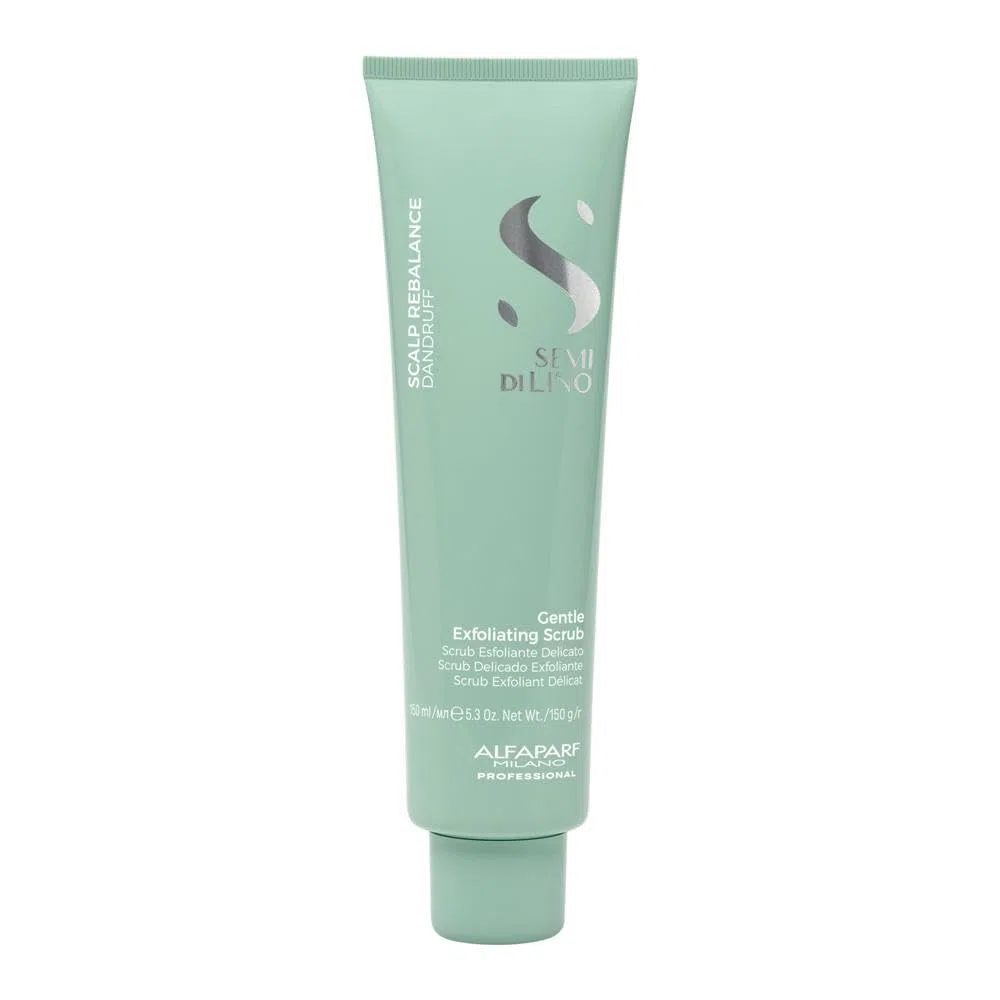Alfaparf Milano | Semi di Lino Scalp | Gentle Exfoliating Scrub - Scrub esfoliante per cute con problemi di forfora, 150ml