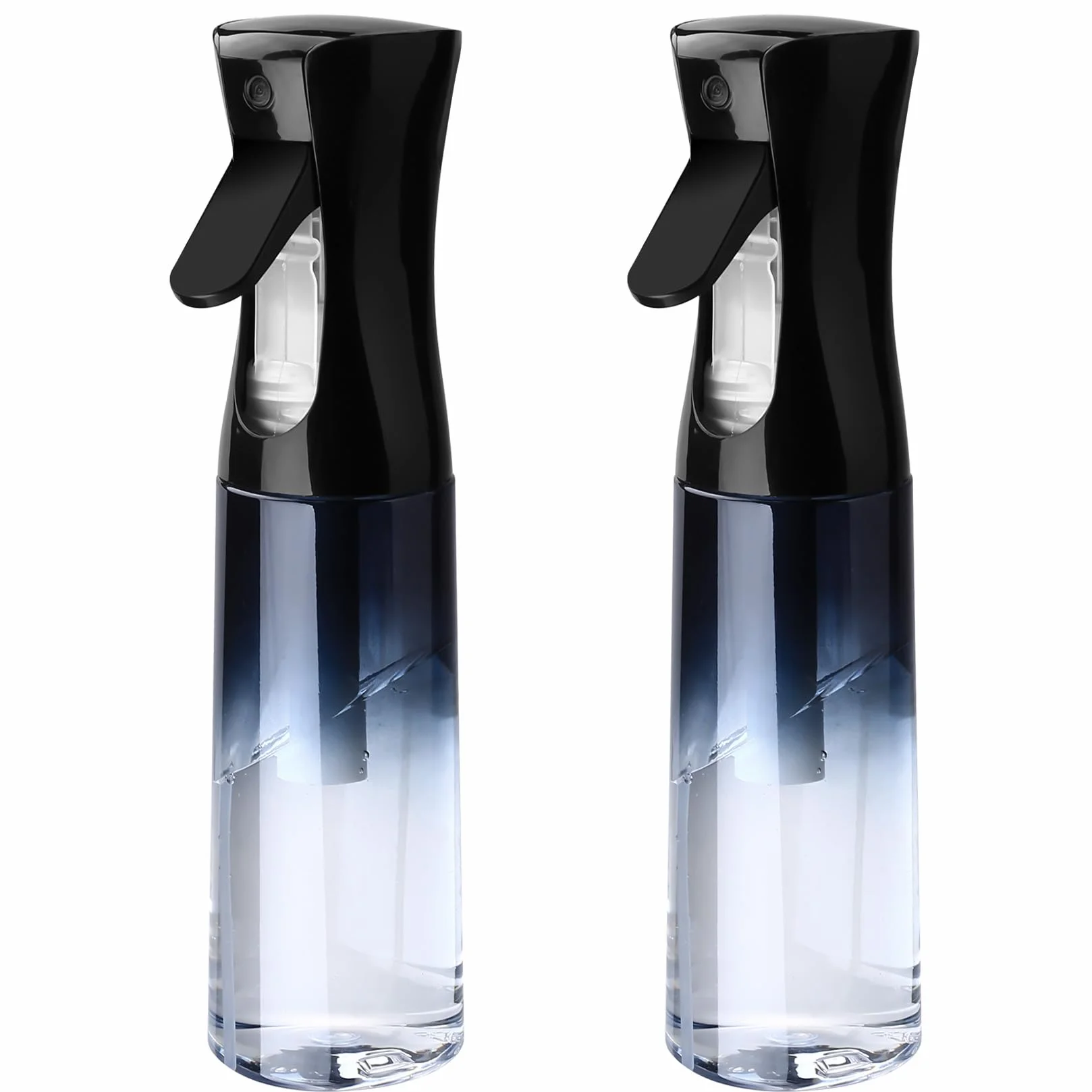 2 Pz Spruzzino per Capelli300 Ml Spruzzino Nebulizzatore Capelli ricci, Bottiglia Spray Capelli Vuota, Spruzzatore Bottigliette Spray Flacone Continuo Fine per Pulizia Trucco Barbiere Piante Fiori