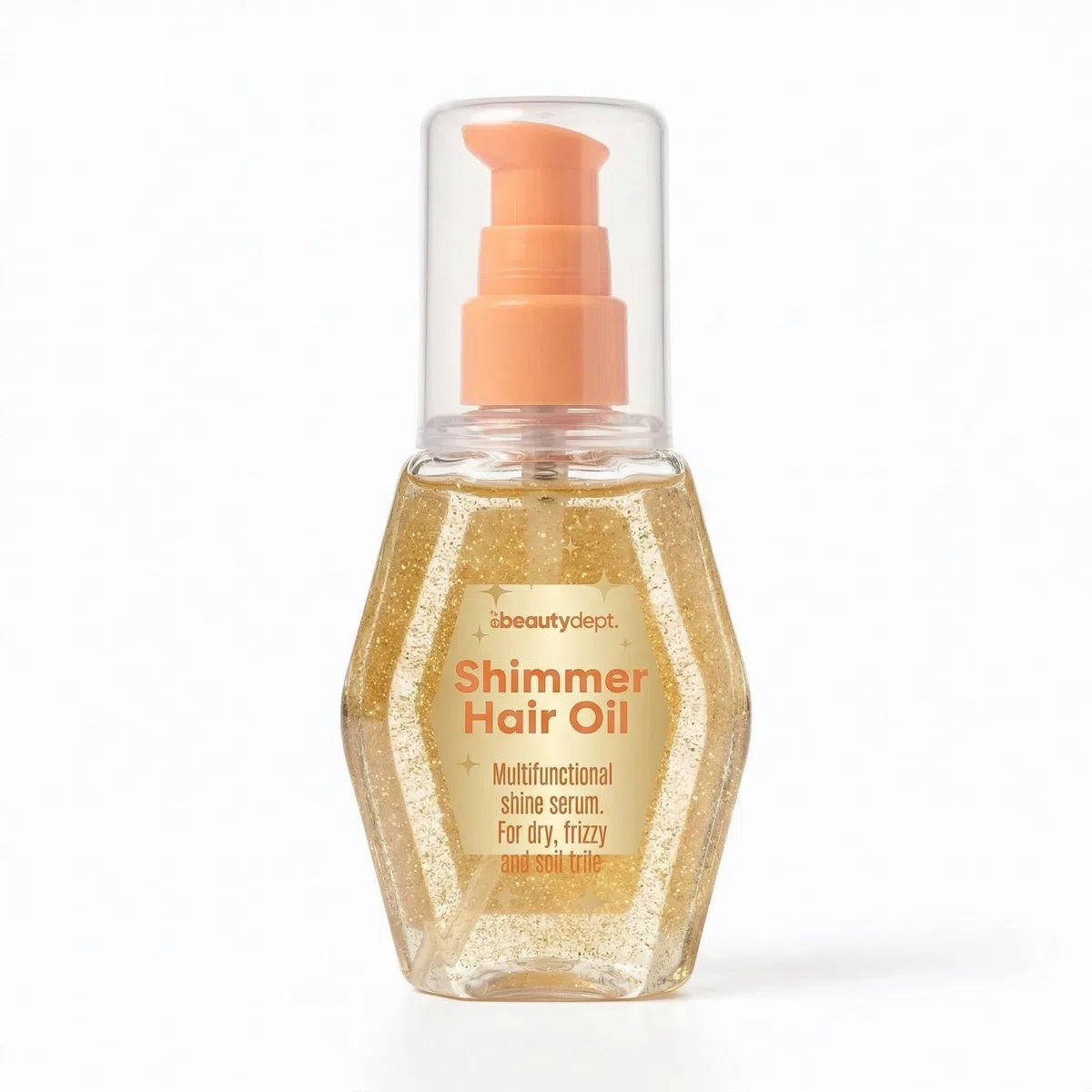 Shimmer Hair Oil, siero per capelli secchi e crespi, 100 ml